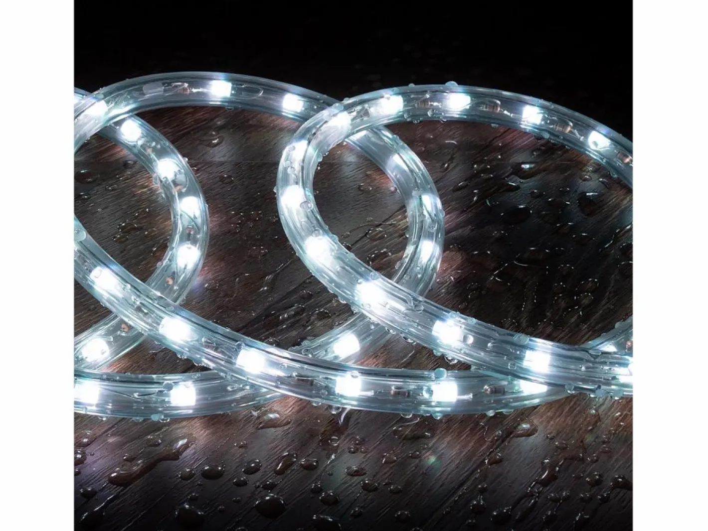 Manguera LED Redonda 220V AC 36 LED/m RGB IP65 Corte 100 cm a Medida RGB 25 m^Ledkia Hot