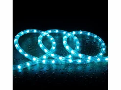 Manguera LED Redonda 220V AC 36 LED/m RGB IP65 Corte 100 cm a Medida RGB 25 m^Ledkia Hot