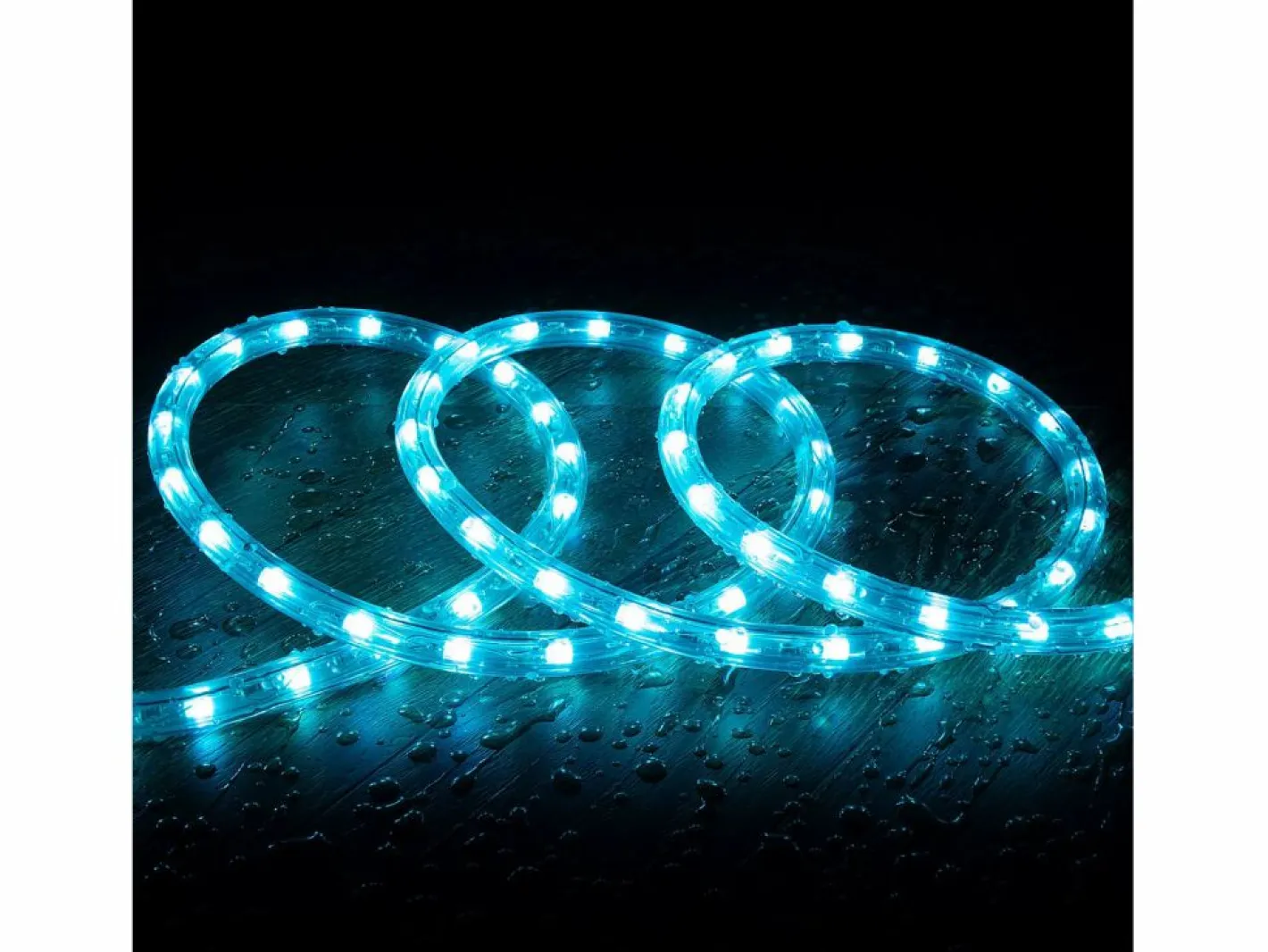 Manguera LED Redonda 220V AC 36 LED/m RGB IP65 Corte 100 cm a Medida RGB 25 m^Ledkia Hot