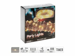 Ledkia Manguera Slim LED Redonda 220V AC 14 LED/m Blanco Cálido IP44 7.5m 2700K Blanco Cálido Transparente Sale