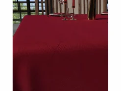 Soleil d'ocre Mantel cuadrado antimanchas 180x180 cm LUXURY tint, por Rojo Outlet