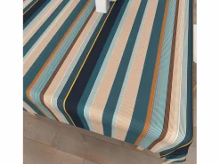Soleil d'ocre Mantelería|Mantelería|Mantel rectangular estampado antimanchas 140x200 cm BAYADERES , por