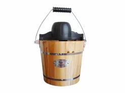 Vente-unique Pequeño Electrodoméstico|Maquina de hacer helado GIVRETO de madera - 3.5 L
