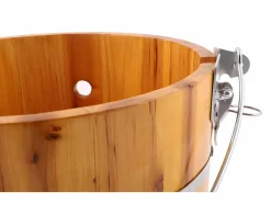 Vente-unique Pequeño Electrodoméstico|Maquina de hacer helado GIVRETO de madera - 3.5 L