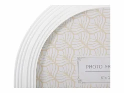 Marco para fotos ovalado en resina blanca 20x25 cm Ovally Blanco Hot