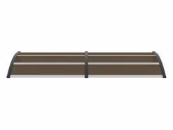 Marquesina de puerta PC 240x100 cm ES32847 Negro Outlet