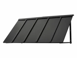 Marquesina para Puerta de Entrada SucceBuy, 143 x 61 cm, Marquesina Exterior de Metal, Estructura de Acero, Protección contra la Lluvia, para Puertas de Entrada^ New