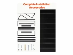 Marquesina|Marquesina SucceBuy para Puerta de Entrada, 264 x 91 cm, Exterior de Metal, Marco de Acero, para Puertas de Entrada, Porches y Balcones