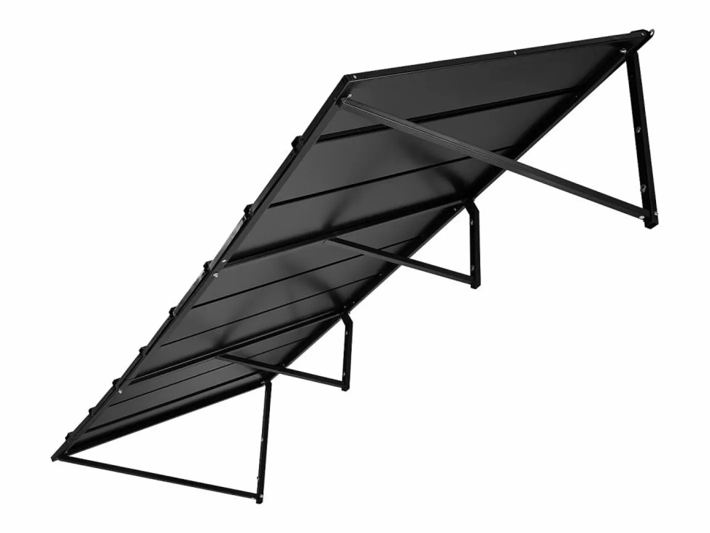 Marquesina|Marquesina SucceBuy para Puerta de Entrada, 264 x 91 cm, Exterior de Metal, Marco de Acero, para Puertas de Entrada, Porches y Balcones