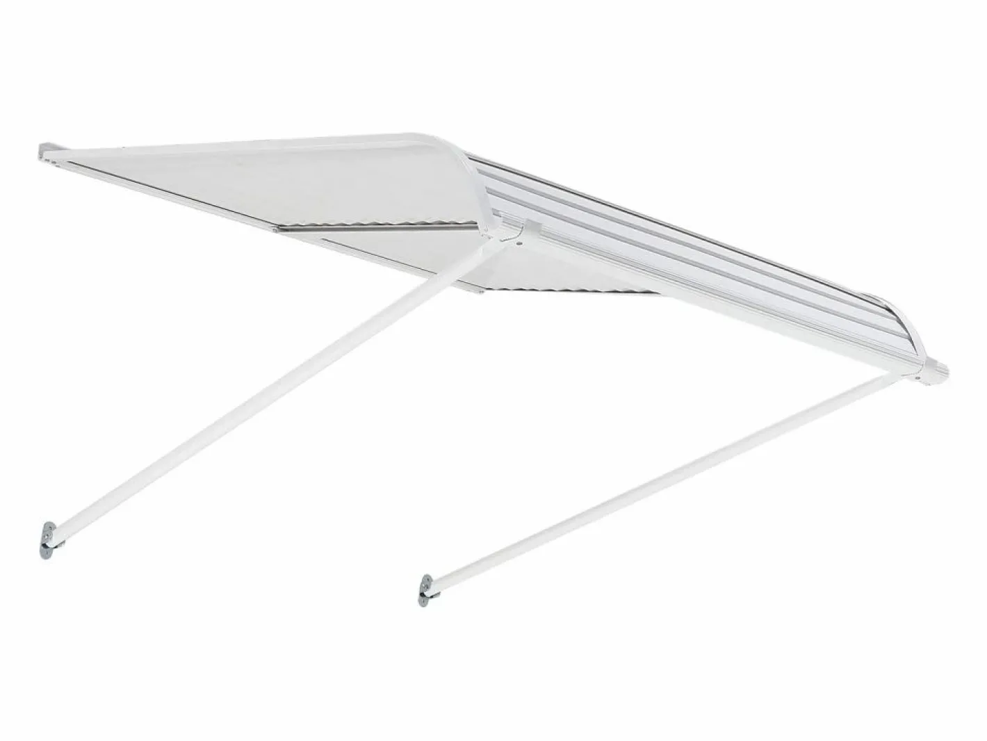 Marquesina SucceBuy para Puerta de Entrada, 101,6 x 106,6 cm, Marquesina Exterior de Aluminio, para Puertas de Entrada, Ventanas de Porche y Balcones Blanco New