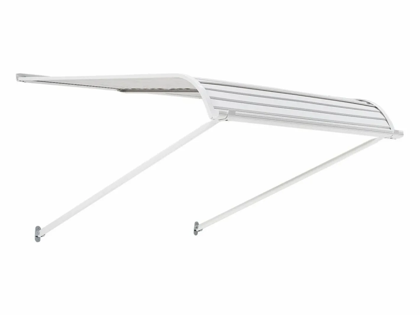 Marquesina SucceBuy para Puerta de Entrada, 101,6 x 106,6 cm, Marquesina Exterior de Aluminio, para Puertas de Entrada, Ventanas de Porche y Balcones Blanco New