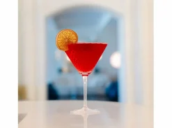 Vaso|Martini - Juego de 4 copas de 23 cl para cóctel y vino aromático, diseño elegante - Zafferano, fabricado en Italia