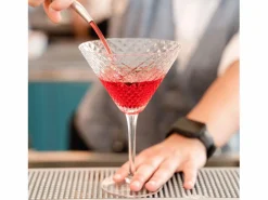 Vaso|Martini - Juego de 4 copas de 23 cl para cóctel y vino aromático, diseño elegante - Zafferano, fabricado en Italia