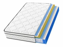 DripeX Colchón Látex|Colchones - 160X200Cm|Matelas 160x200cm - Grosor 26cm - con resortes ensacados - Multicapas Extra Confort 7 Zonas - Hipoaergénico