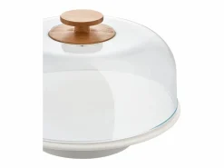 Mattina, Soporte para tartas de cerámica con campana de PMMA,^Alessi Outlet