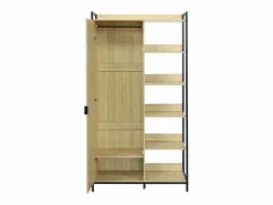 Sweeek Armario Abierto, Vestidor|Módulo armario con 1 armario, 6 estantes y 1 puerta