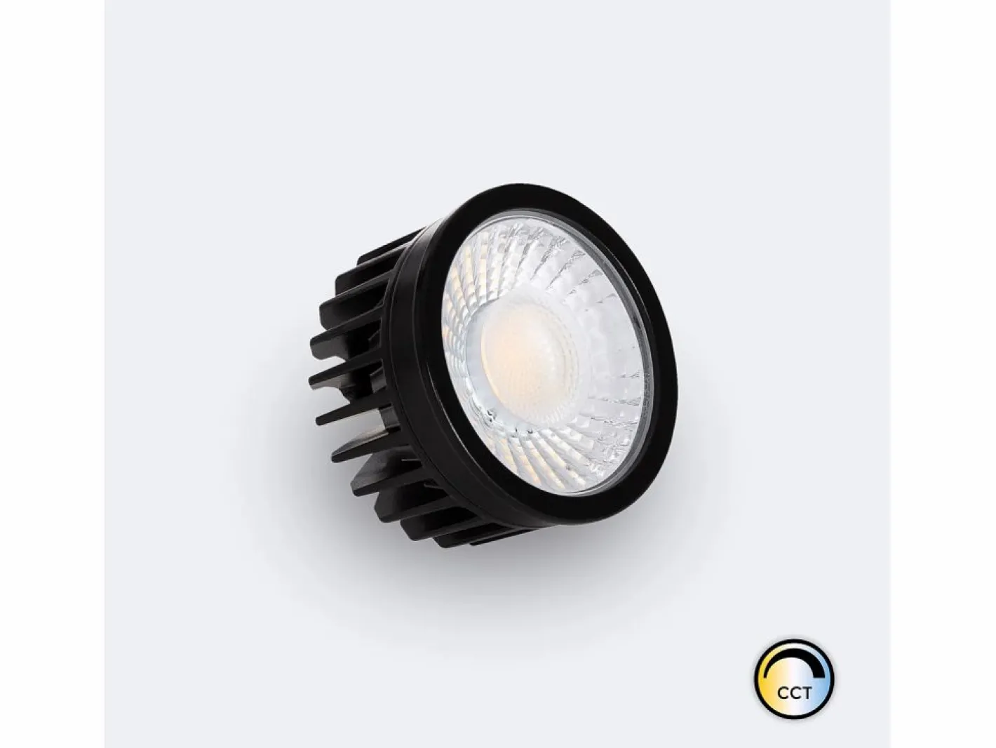 Ledkia Bombilla|Módulo LED 6W CCT Seleccionable Regulable para Aro Downlight GU10 Seleccionable (Cálido-Neutro)