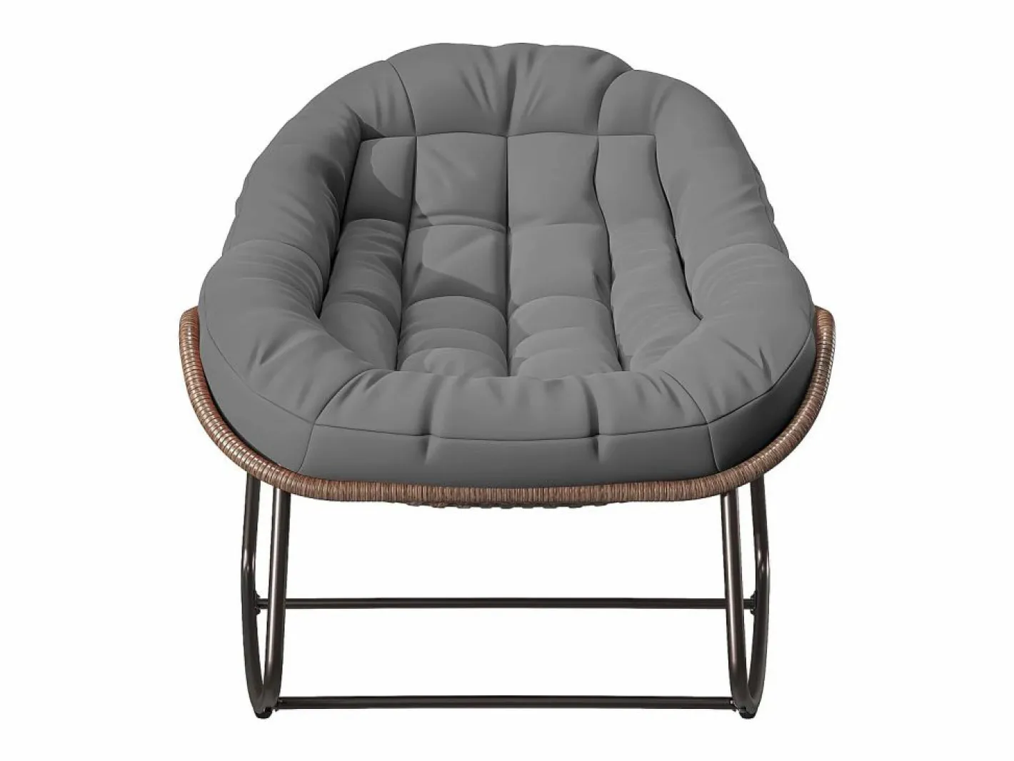 Mecedora - Mecedora extragrande - con asiento tapizado,^