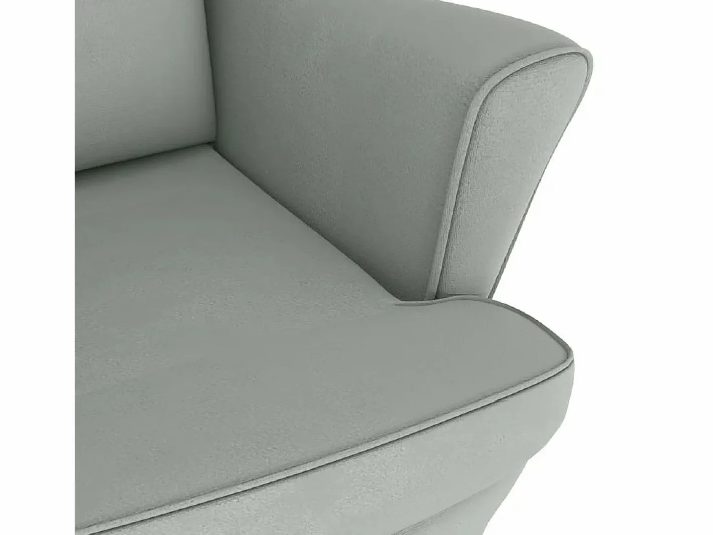 vidaxl Mecedora con respaldo alto de terciopelo y madera maciza Gris Online