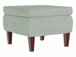 vidaxl Mecedora con respaldo alto de terciopelo y madera maciza Gris Online