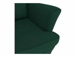 Mecedora con respaldo alto de terciopelo y madera maciza^vidaxl Sale