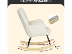 Mecedora de terciopelo con reposabrazos, base de madera, estructura negra^Hauss Spole Online