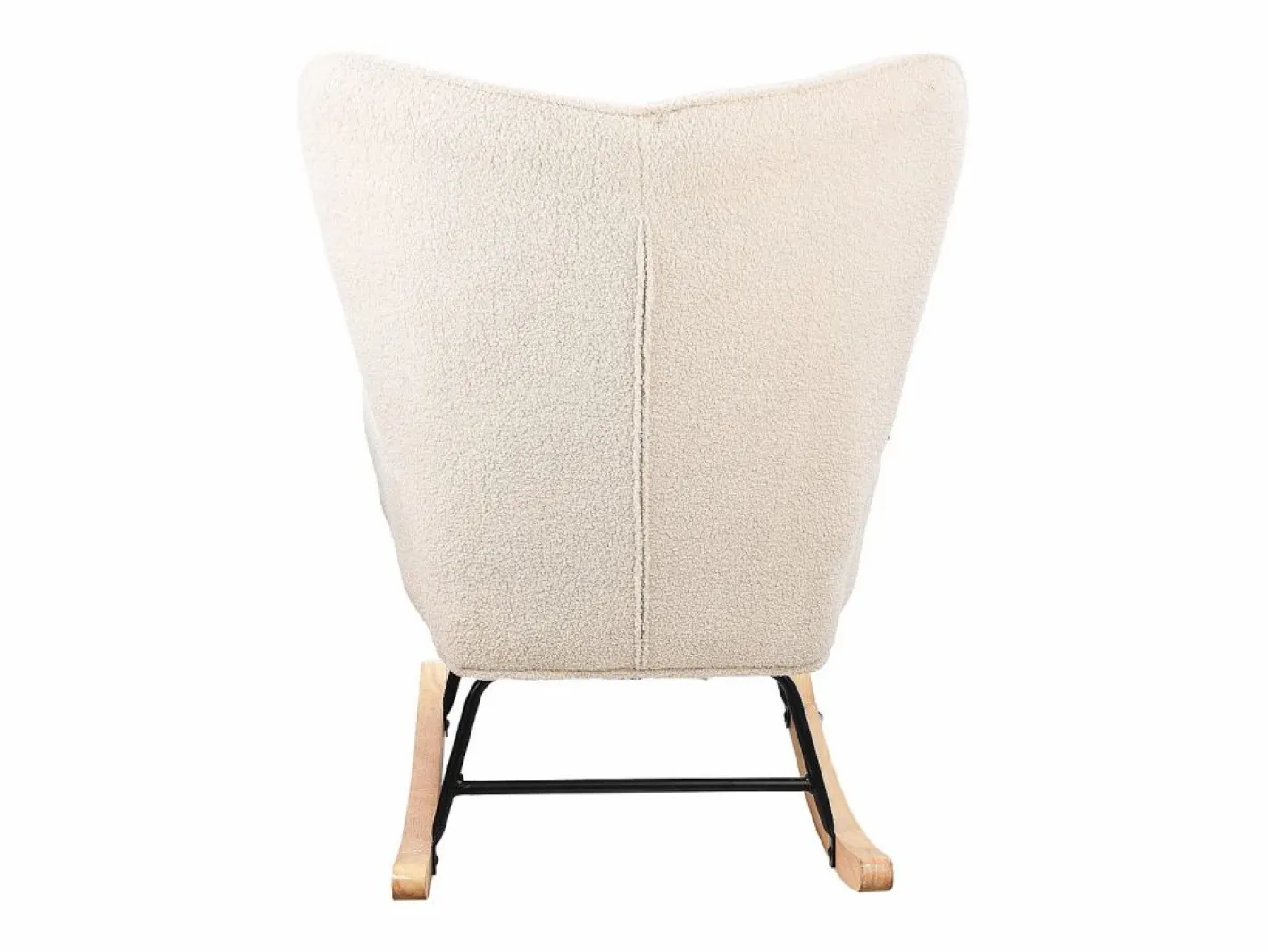 Mecedora para adultos - Mecedora ergonómica para exteriores - Para salón - Jardín - Dormitorio - Beige Clearance