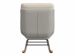Sillón Balancín|Mecedora tapizada con respaldo ajustable para sala de estar y dormitorio