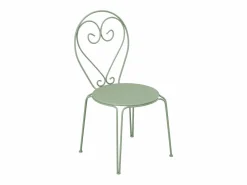 MYLIA Comedores De Jardín|Mesa + 4 sillas jardín metal hierro forjado - GUERMANTES
