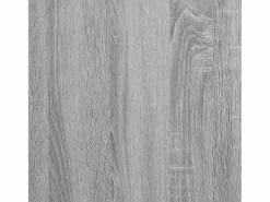 Clicnbuy Mesa alta bar con almacenaje madera Sonoma 60x60x102 cm Gris Discount