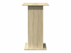 Mesa alta bar con almacenaje madera roble Sonoma 60x60x102 cm^Clicnbuy Online