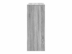 Clicnbuy Mueble Bar|Mesa alta bar con estantes madera Sonoma 90x47,5x103,5 cm