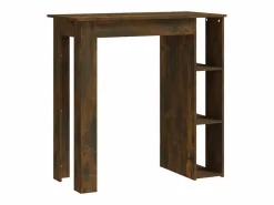 Mesa alta con estante roble ahumado 102x50x103,5 cm ES946550^ Discount