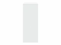 Clicnbuy Mesa alta con estantes madera ingeniería 90x40x103,5 cm Blanco Discount