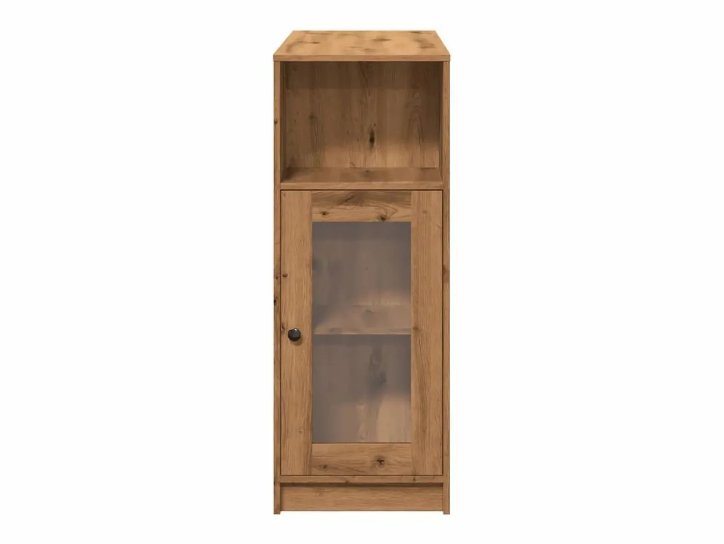 Clicnbuy Mesa alta con estantes madera roble artisian 101x40x103,5 cm Marru00f3n