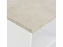 Mesa alta de bar y gris hormigón 60x60x110 cm ES950254^ New
