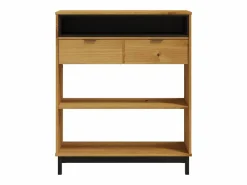 Mesa alta de bar FLAM madera maciza de pino 92x45x110 cm^Clicnbuy Best