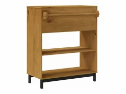 Mesa alta de bar FLAM madera maciza de pino 92x45x110 cm^Clicnbuy Best