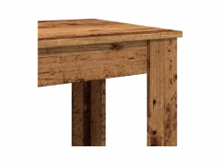 Mesa alta de bar madera de ingeniería envejecida 51x50x103,5 cm^Clicnbuy Outlet