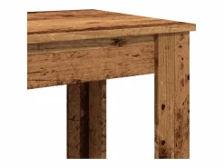 Mesa alta de bar madera de ingeniería envejecida 51x50x103,5 cm^Clicnbuy Outlet