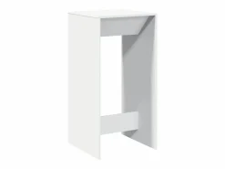 Mesa alta de bar madera de ingeniería blanca 51x50x103,5 cm^vidaxl Online
