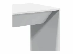 Mesa alta de bar madera de ingeniería blanca 51x50x103,5 cm^Clicnbuy Hot