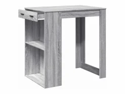 Clicnbuy Mesa Alta|Mesa alta de bar madera ingeniería Sonoma 102x70x103,5 cm