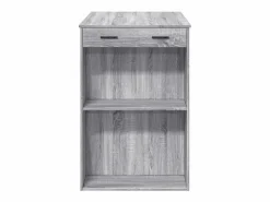 Clicnbuy Mesa Alta|Mesa alta de bar madera ingeniería Sonoma 102x70x103,5 cm