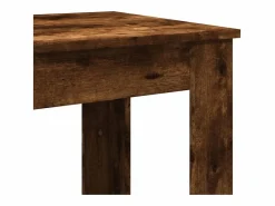 Clicnbuy Mesa alta de bar madera ingeniería roble ahumado 102x50x103,5cm Marru00f3n Sale