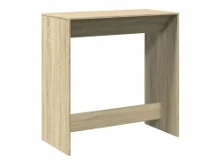 Clicnbuy Mesa alta de bar madera ingeniería roble Sonoma 102x50x103,5 cm Marru00f3n