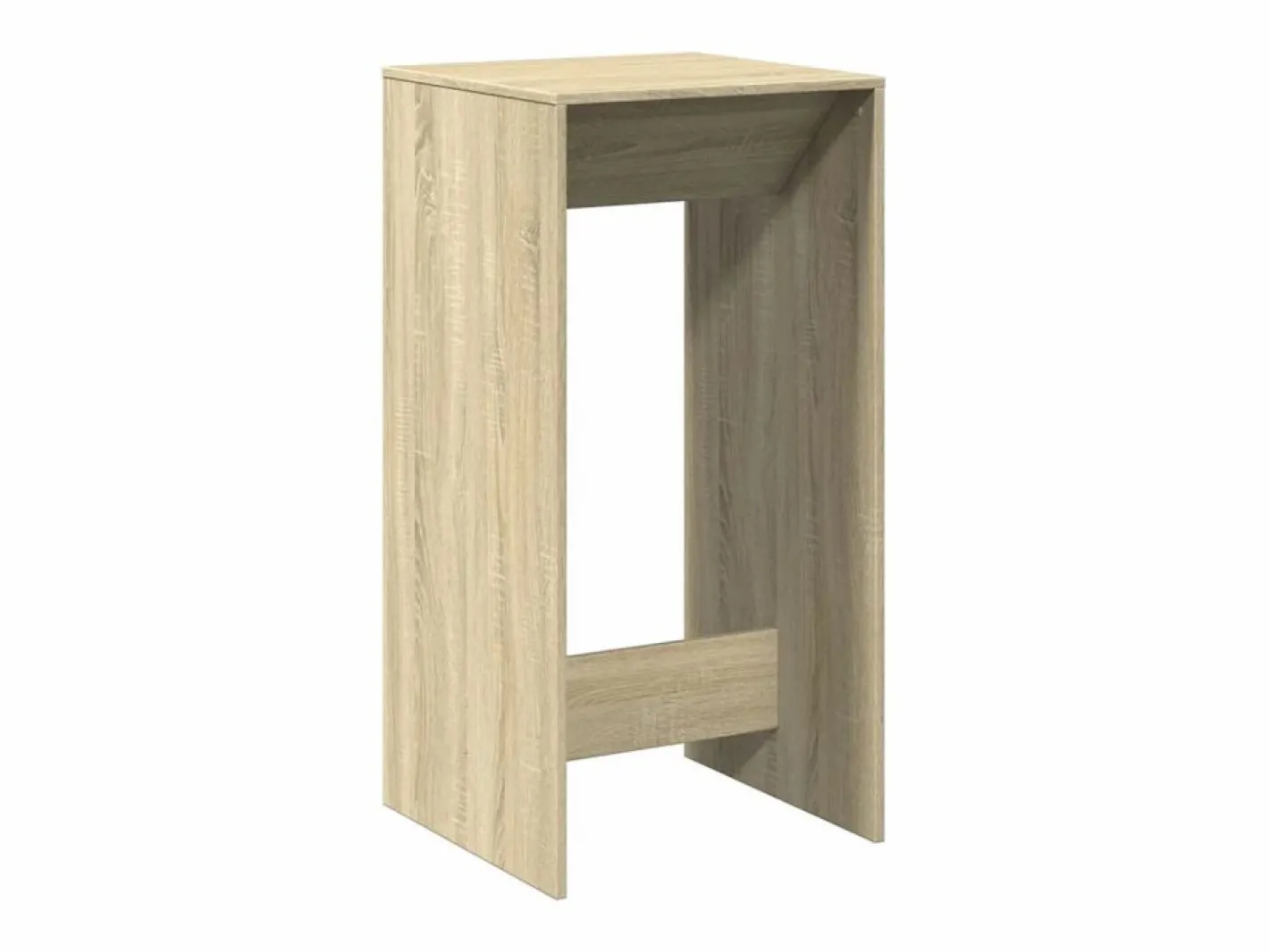 Clicnbuy Mesa Alta|Mesa alta de bar madera ingeniería roble Sonoma 51x50x103,5 cm