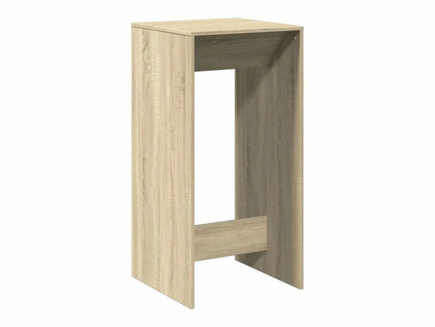 Clicnbuy Mesa Alta|Mesa alta de bar madera ingeniería roble Sonoma 51x50x103,5 cm