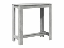Mesa alta de bar madera ingeniería hormigón 102x50x103,5cm^Clicnbuy Hot