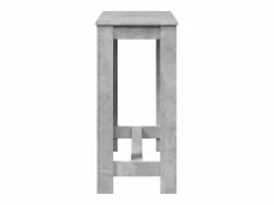 Mesa alta de bar madera ingeniería hormigón 102x50x103,5cm^Clicnbuy Hot